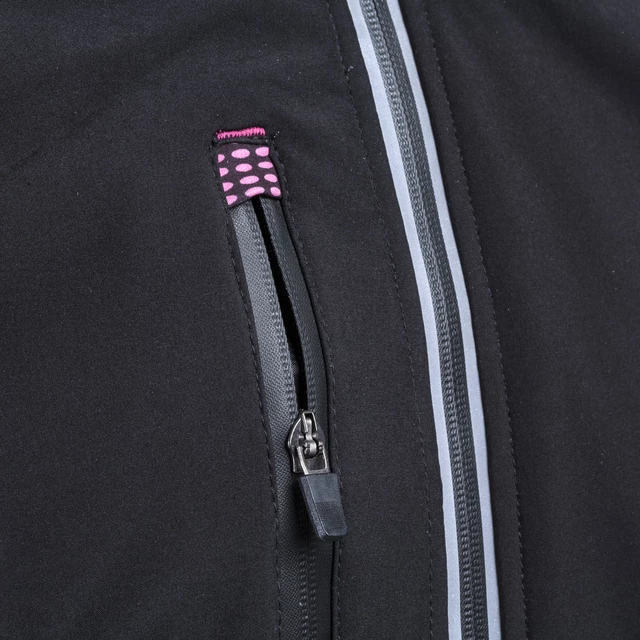 Damen Softshell Motorradjacke W-TEC NF-2781 - schwarz-rosa