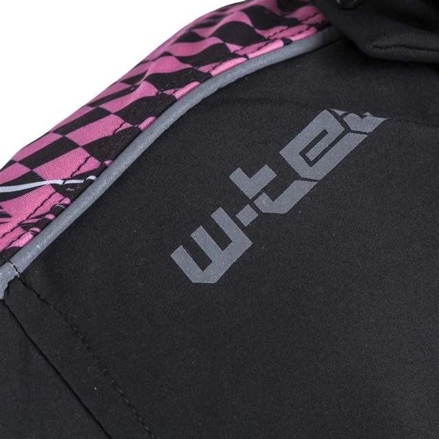 Damen Softshell Motorradjacke W-TEC NF-2781 - schwarz-rosa