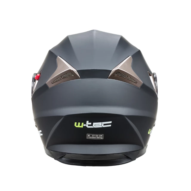 W-TEC YM-925 Klapphelm - Pure Matt Black