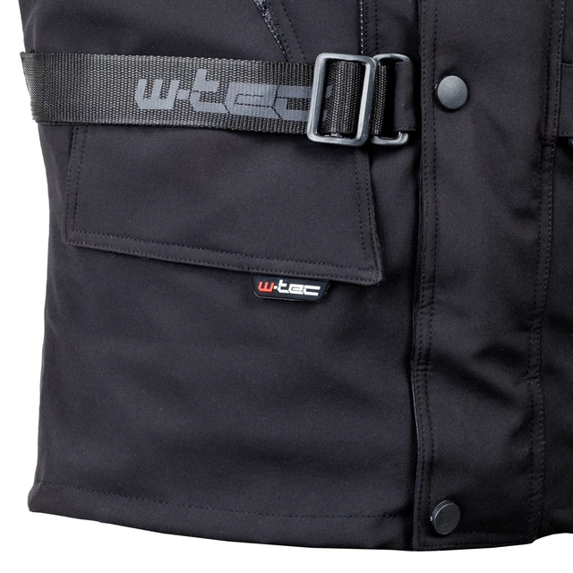 W-TEC Rokosh GS-1758 Herren Softshell Motorradjacke - schwarz