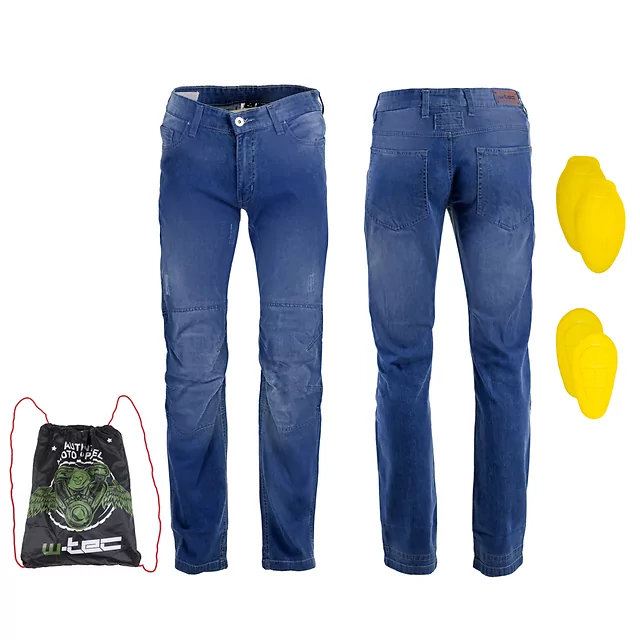 W-TEC Shiquet Herren Motorradjeans - blau - dunkelblau