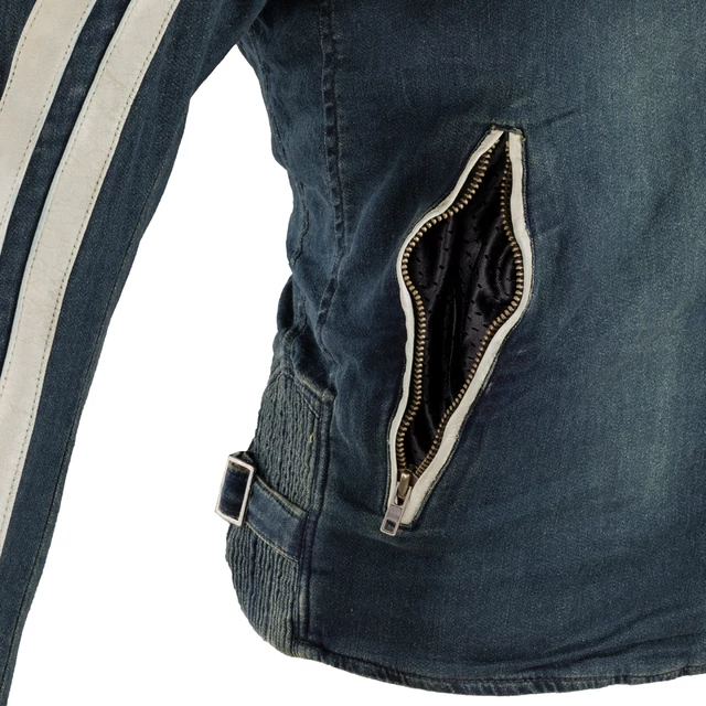 W-TEC Herren Motorradjacke Wildone - blau