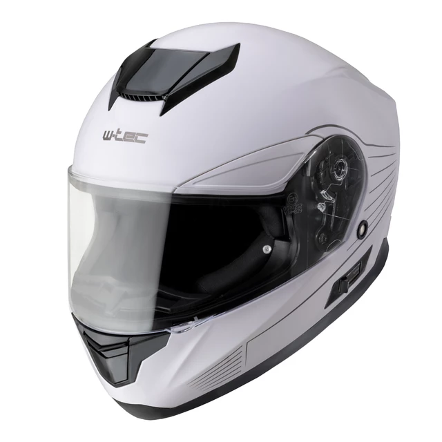 W-TEC Yorkroad Solider Motorradhelm - Black Grey Matt - White Grey Glossy