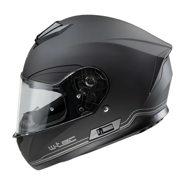 W-TEC Yorkroad Stealth Motorradhelm - Black Stealth Matt