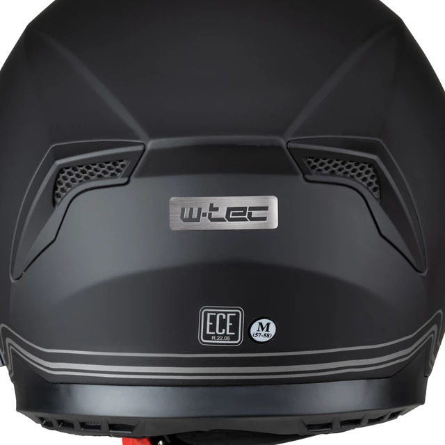 W-TEC Yorkroad Stealth Motorradhelm - Black Stealth Matt