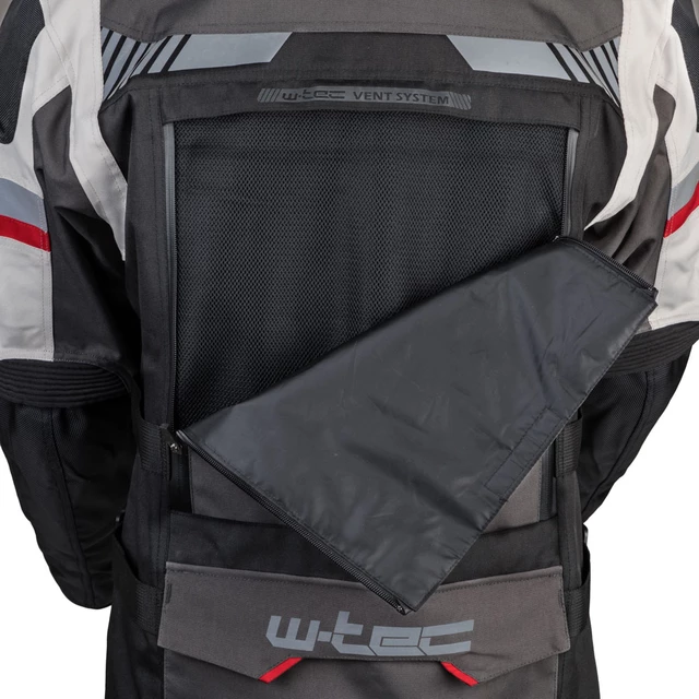W-TEC Excellenta Touring Motorradjacke - Thunderstorm Gray