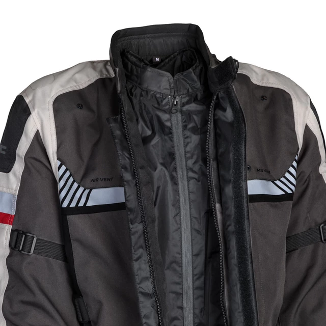 W-TEC Excellenta Touring Motorradjacke - Thunderstorm Gray