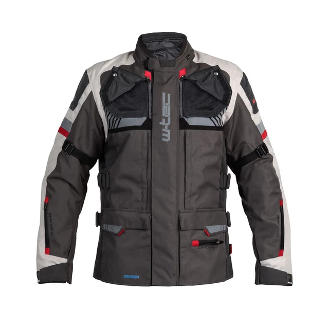 W-TEC Excellenta Touring Motorradjacke - Thunderstorm Gray - Thunderstorm Gray