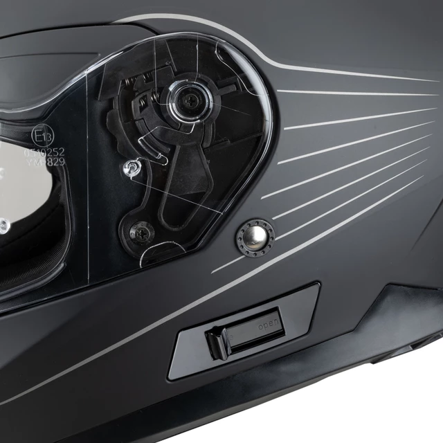 W-TEC Yorkroad Solider Motorradhelm - Black Grey Matt