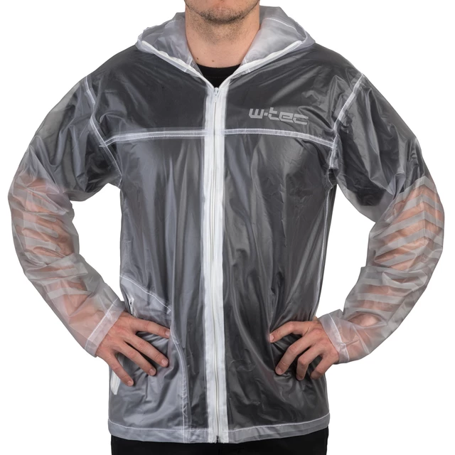 W-TEC Lighty Motorradregenmantel - transparent
