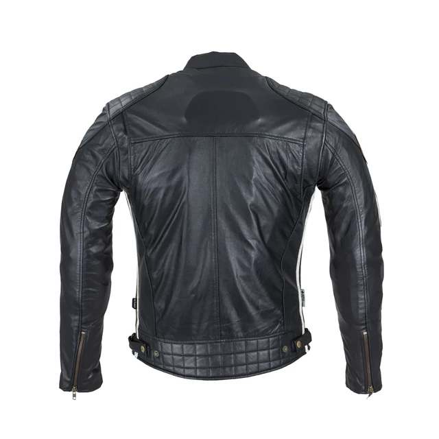 Herren Ledermotorradjacke W-TEC Sheawen Antique - schwarz