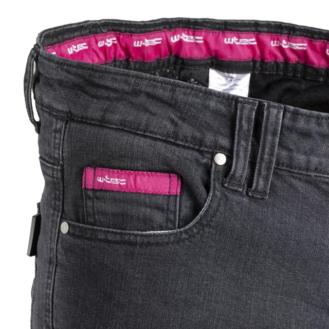 Damen Motorrad Jeans W-TEC Leonarda - schwarz