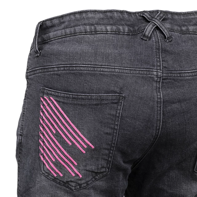 Damen Motorrad Jeans W-TEC Leonarda - schwarz