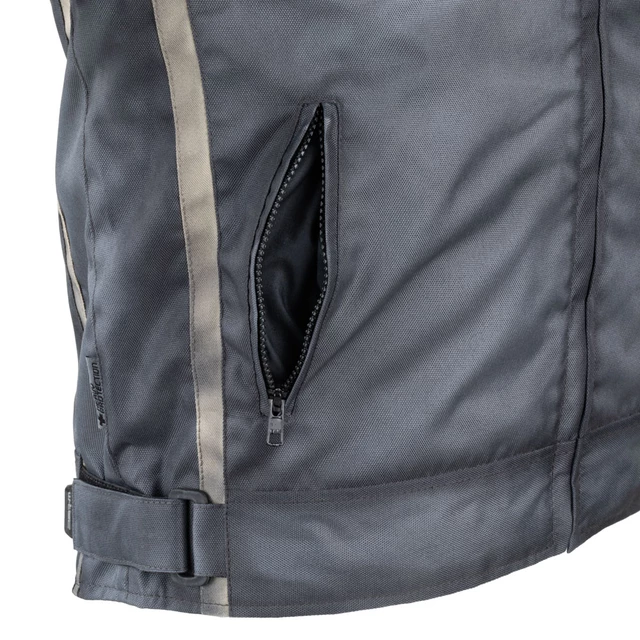 W-TEC Patriot Herren Textiljacke - grau