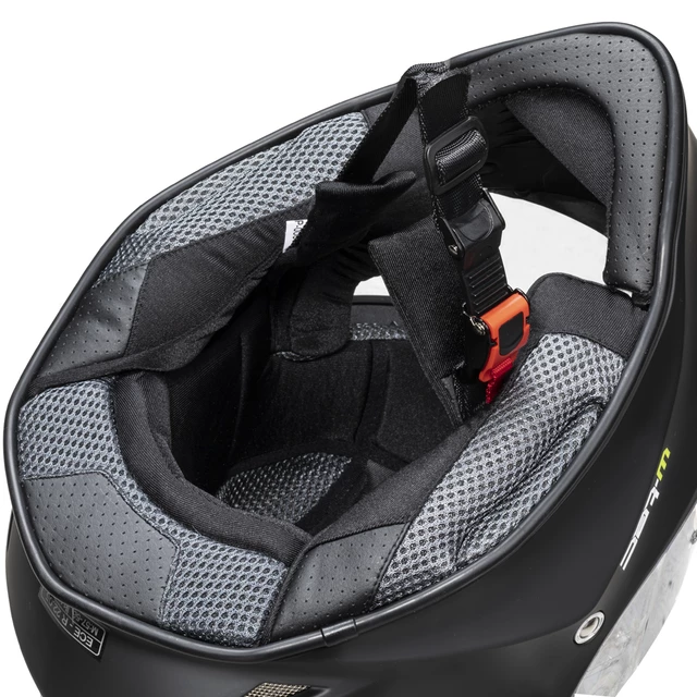 Motorradhelm W-TEC Integra Solid - Matt Schwarz