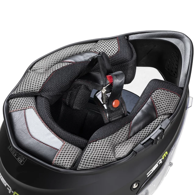 W-TEC V331 PR Motorradhelm - Matt Schwarz