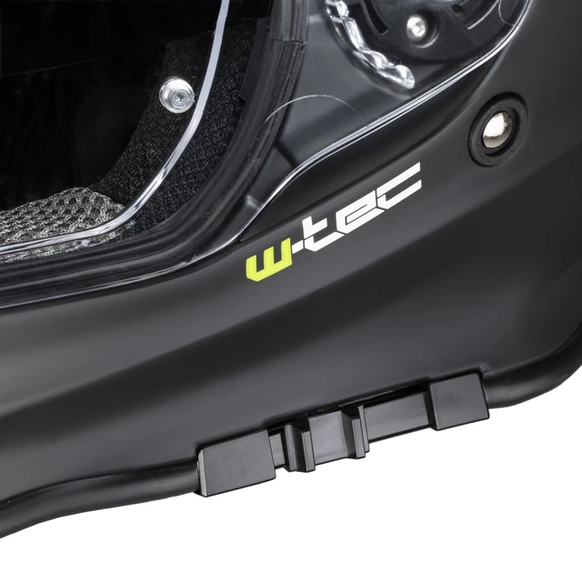 W-TEC V331 PR Motorradhelm - Matt Schwarz
