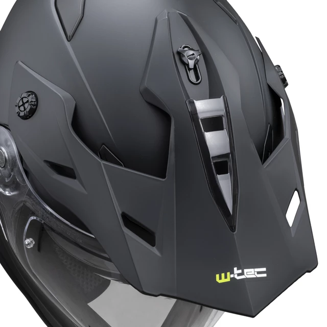 W-TEC V331 PR Motorradhelm - Matt Schwarz