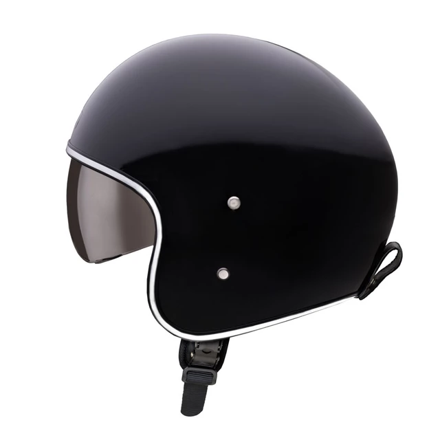 W-TEC Angeric Gloss Black Motorradhelm - Gloss Black