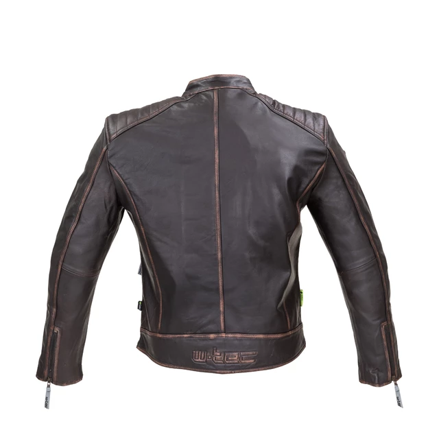 Leder Motorrad Jacke W-TEC Embracer - Vintage Dark Brown