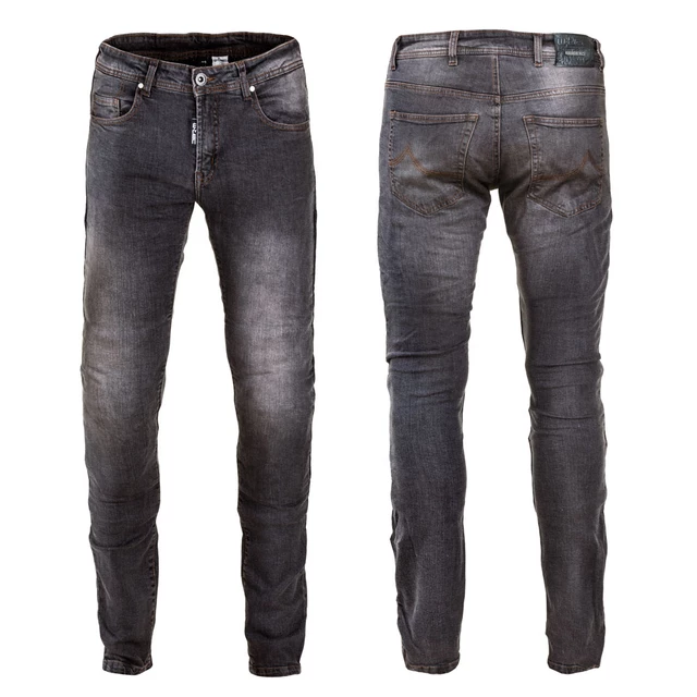 W-TEC Kancelor Herren Motorradjeans - grau