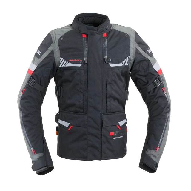 Motorradjacke W-TEC Excellenta Evo - Thunderstorm Gray - Thunderstorm Gray