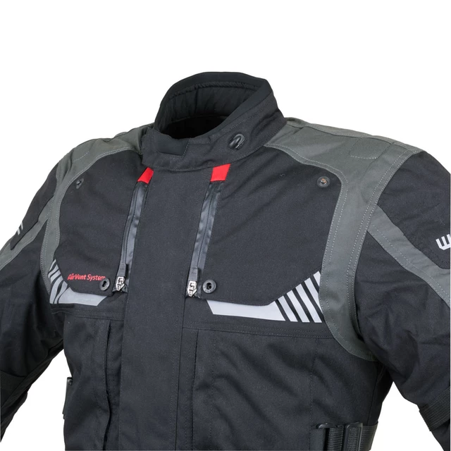 Motorradjacke W-TEC Excellenta Evo - Thunderstorm Gray