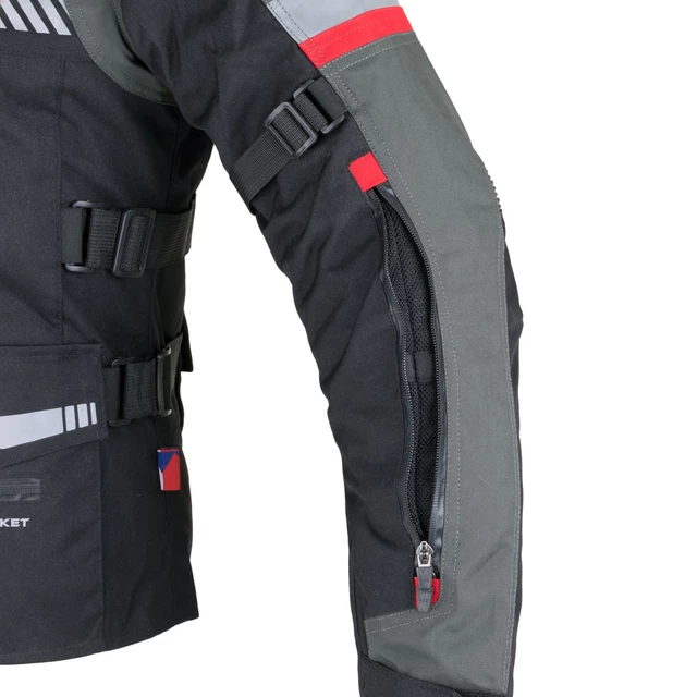 Motorradjacke W-TEC Excellenta Evo - Thunderstorm Gray