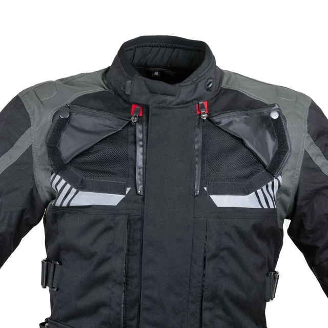 Motorradjacke W-TEC Excellenta Evo - Thunderstorm Gray