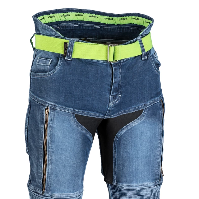 W-TEC Ekscita Damen Motorradjeans - blau
