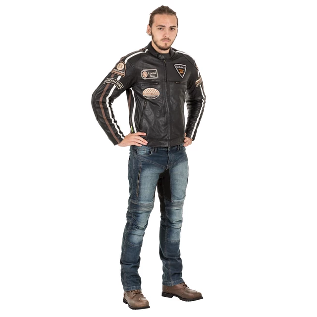 W-TEC Wicho Herren Motorradjeans - 5XL