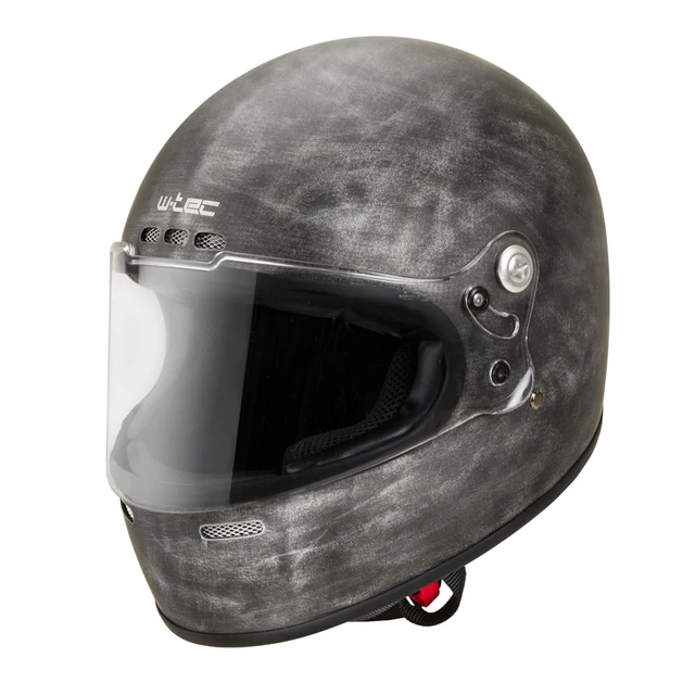 Motoradhelm W-TEC Cruder Brindle - Rostiges Grau - Rostiges Grau