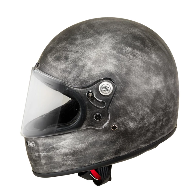 Motoradhelm W-TEC Cruder Brindle - Rostiges Grau