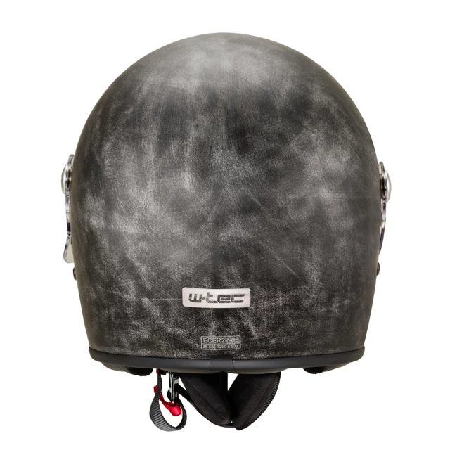 Motoradhelm W-TEC Cruder Brindle - Rostiges Grau