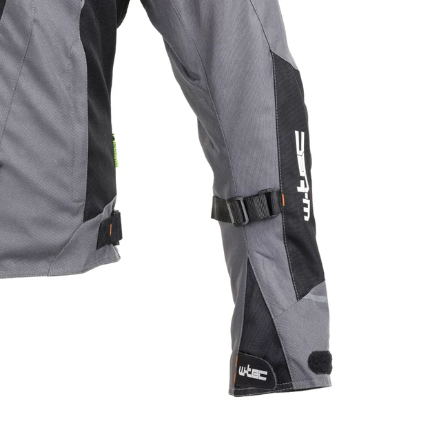 W-TEC Brandon Herren Motorradjacke - schwarz-grau-orange