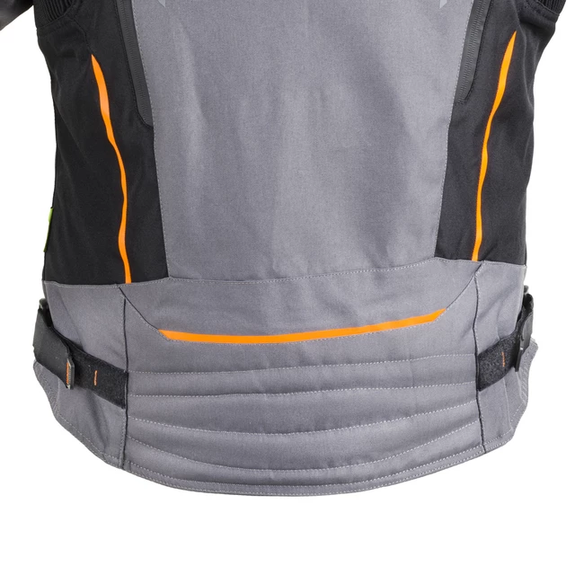 W-TEC Brandon Herren Motorradjacke - schwarz-grau-orange