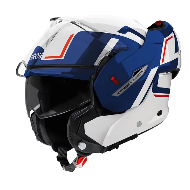 Klapphelm AIROH MATHISSE 2 Genius P/J blau-rot glänzend