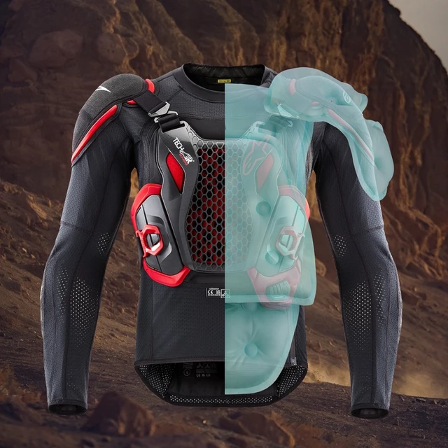 Alpinestars Tech-Air® Off-Road System Airbagweste schwarz/rot