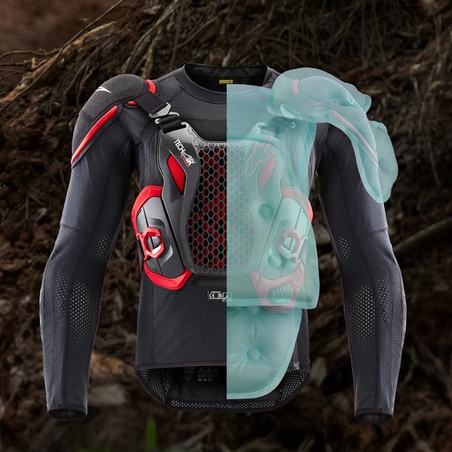 Alpinestars Tech-Air® Off-Road System Airbagweste schwarz/rot