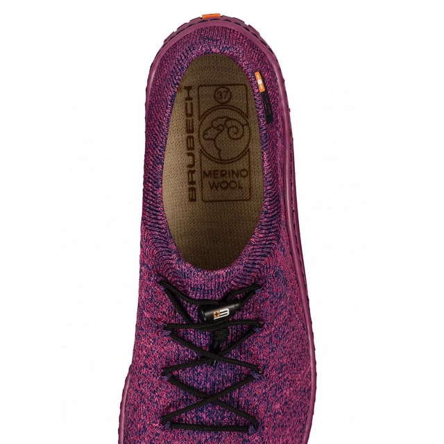 Damen Barfußschuhe Brubeck Merino - fuchsie