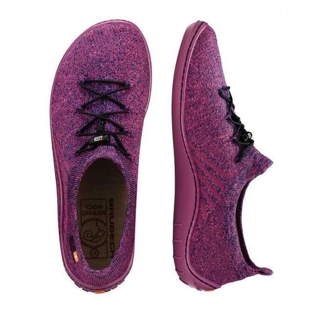 Damen Barfußschuhe Brubeck Merino - fuchsie