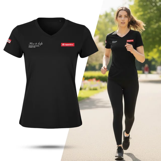 inSPORTline Signature T-Shirt für Frauen - mocca - schwarz