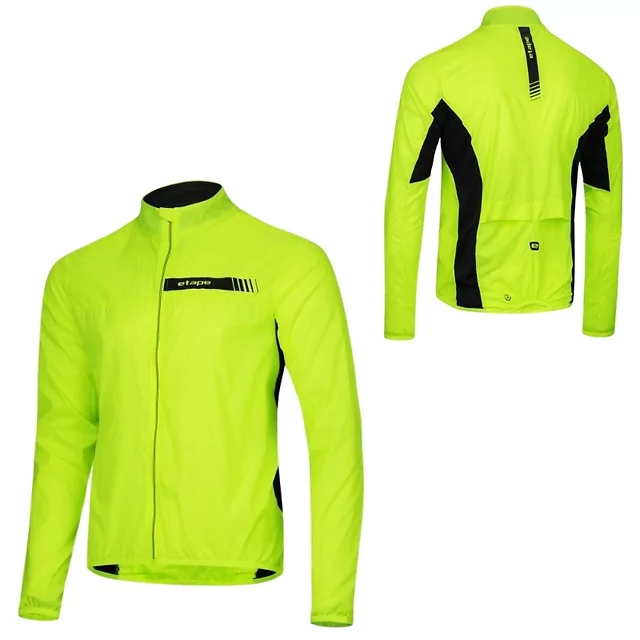Herren-Windjacke Etape Bora 2.0 - gelb fluo - gelb fluo