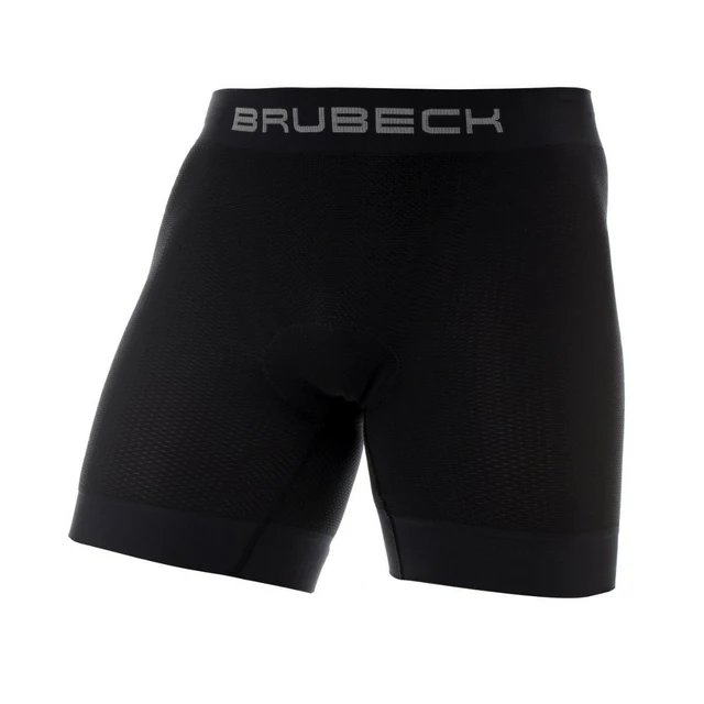 Herren-Boxershorts mit Fahrradfutter Brubeck BX11420 - schwarz