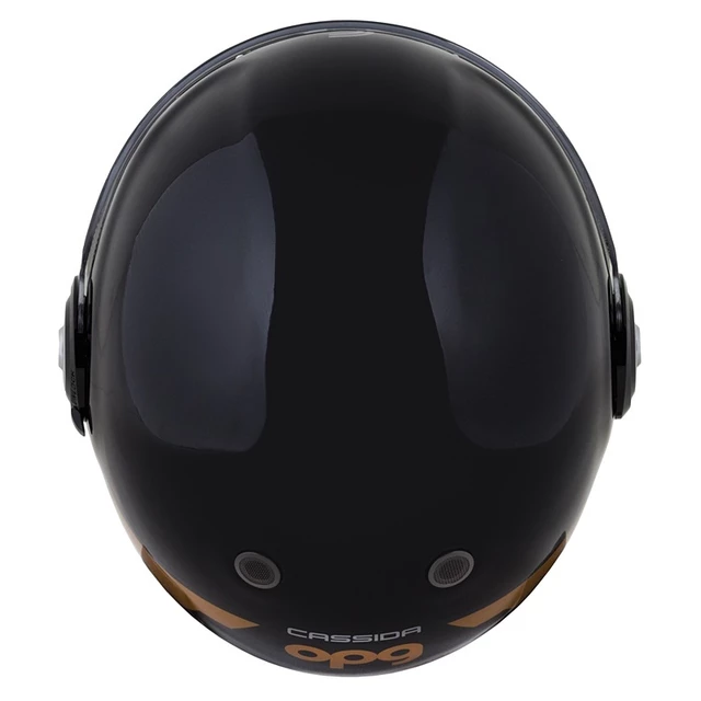 Cassida Fiber OPG Motorradhelm Schwarz/Gold/Silber - XL (61-62)