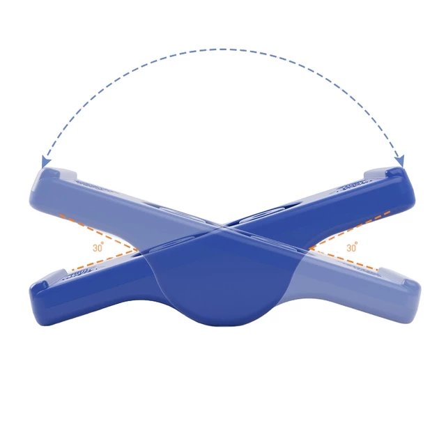 2in1 inSPORTline Grodino Schaukelbrett - blau