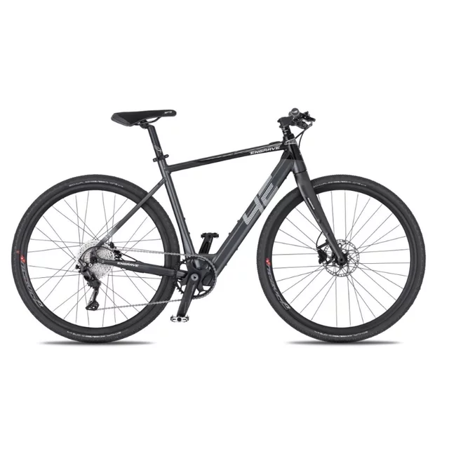 Gravel-E-Bike 4EVER ENGRAVE FLAT 28" - velvet/metal bronze - titan/hologram