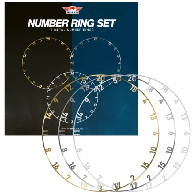 Ersatzzifferblatt für Bull's Number Ring 3 Stück in verschiedenen Farben