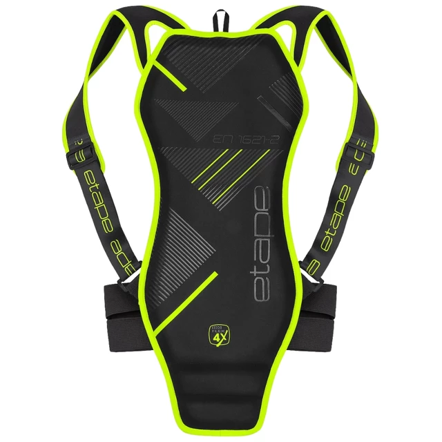 Etape Wirbelsäulenprotektor - schwarz-fluo gelb - schwarz-fluo gelb