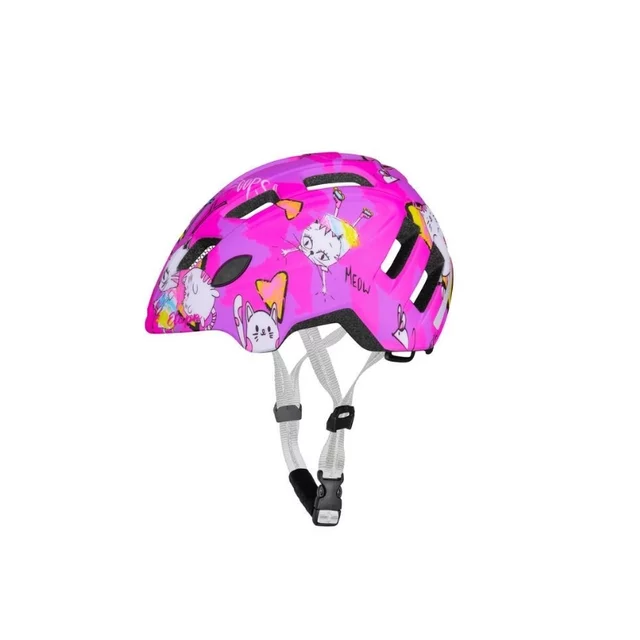 Kinder-Fahrradhelm Etape Kitty 2.0 - grün - rosa